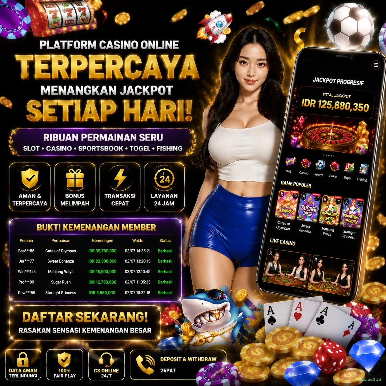 Cara Mendaftar dan Verifikasi Akun di cadas138